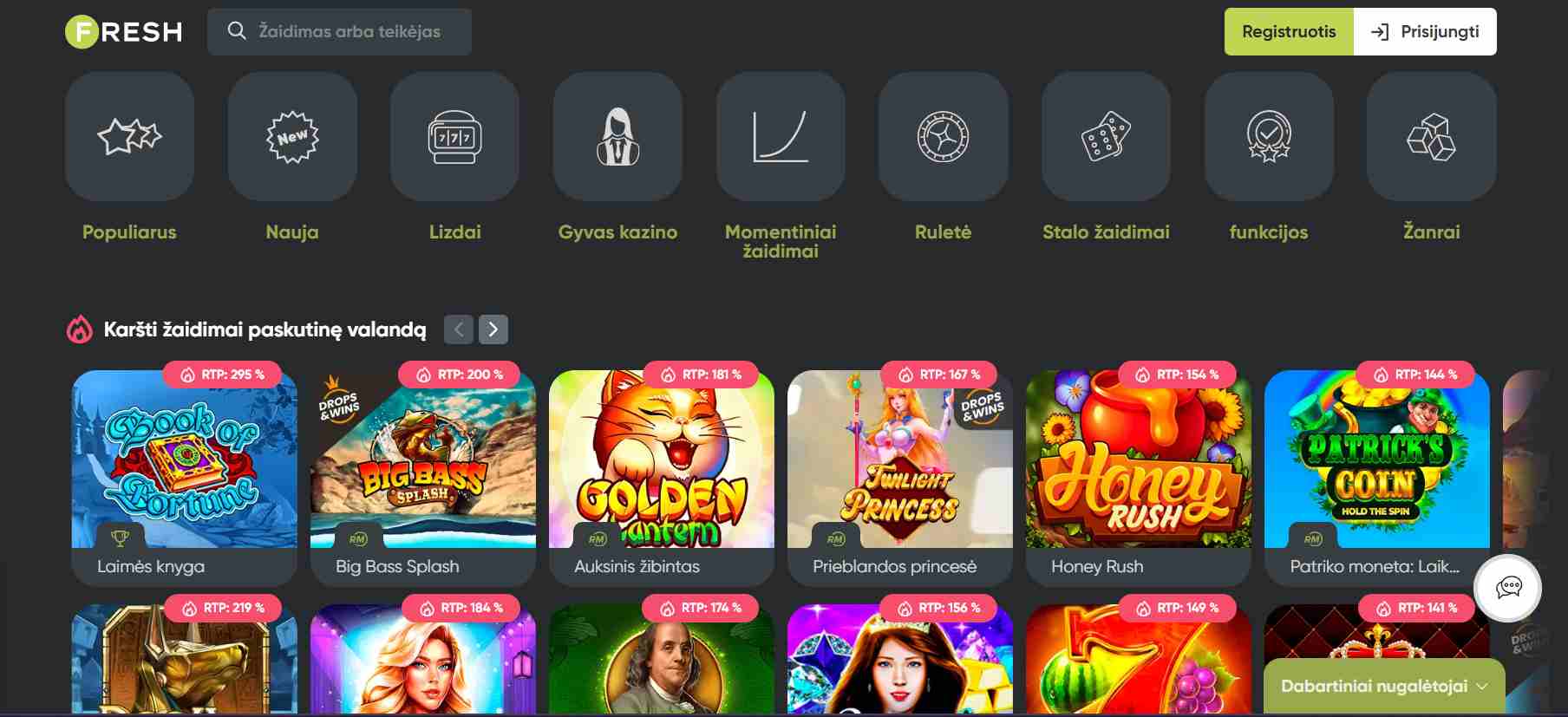Fresh casino